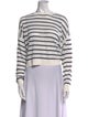 Jenni Kayne Striped Bateau Neckline Crop Top