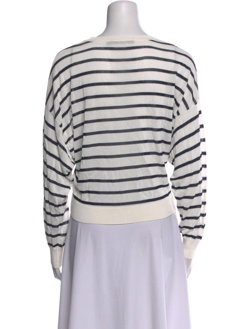 Jenni Kayne Striped Bateau Neckline Crop Top