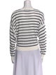 Jenni Kayne Striped Bateau Neckline Crop Top