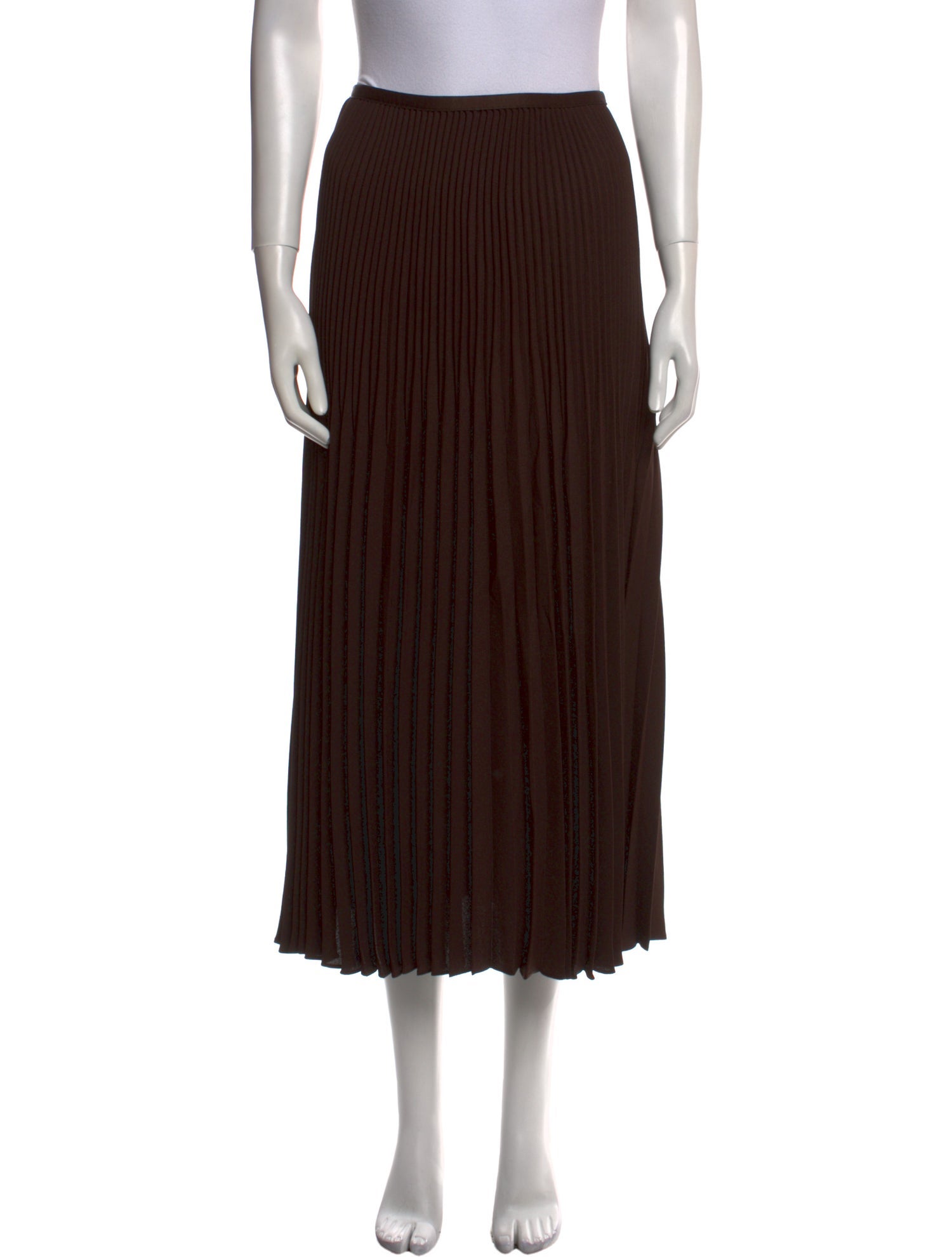 Jenni Kayne Pleated Accents Midi Length Skirt