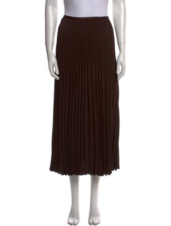 Jenni Kayne Pleated Accents Midi Length Skirt
