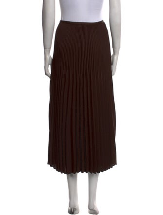 Jenni Kayne Pleated Accents Midi Length Skirt