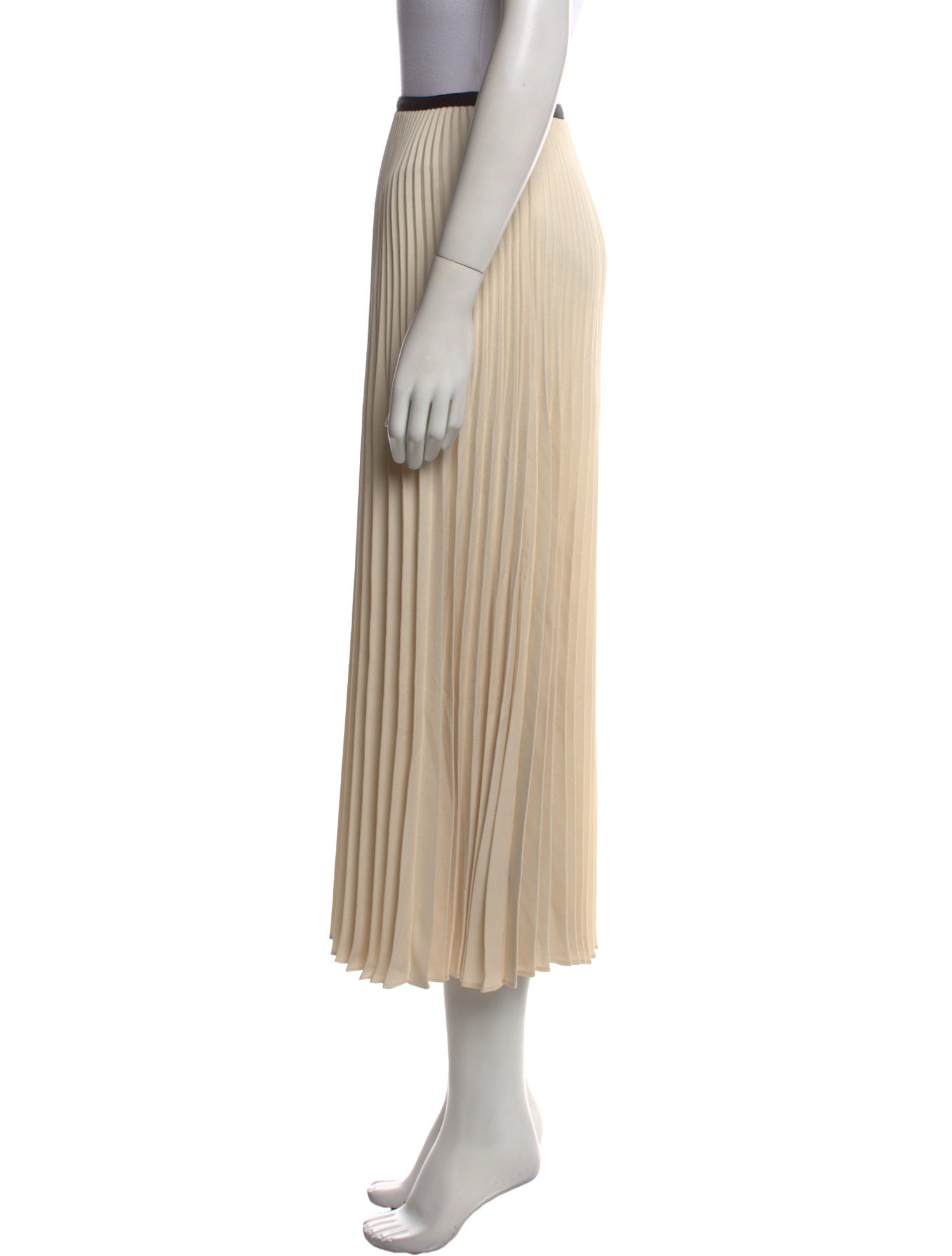 Jenni Kayne Pleated Accents Midi Length Skirt