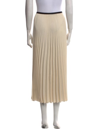 Jenni Kayne Pleated Accents Midi Length Skirt