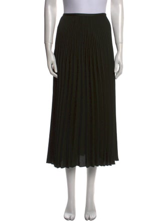 Jenni Kayne Pleated Accents Midi Length Skirt