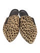 Jenni Kayne Ponyhair Animal Print Mules