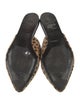 Jenni Kayne Ponyhair Animal Print Mules
