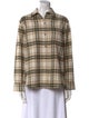 Jenni Kayne Plaid Print Long Sleeve Button-Up Top