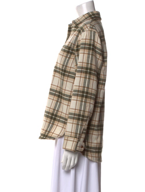 Jenni Kayne Plaid Print Long Sleeve Button-Up Top