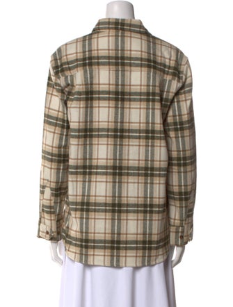 Jenni Kayne Plaid Print Long Sleeve Button-Up Top