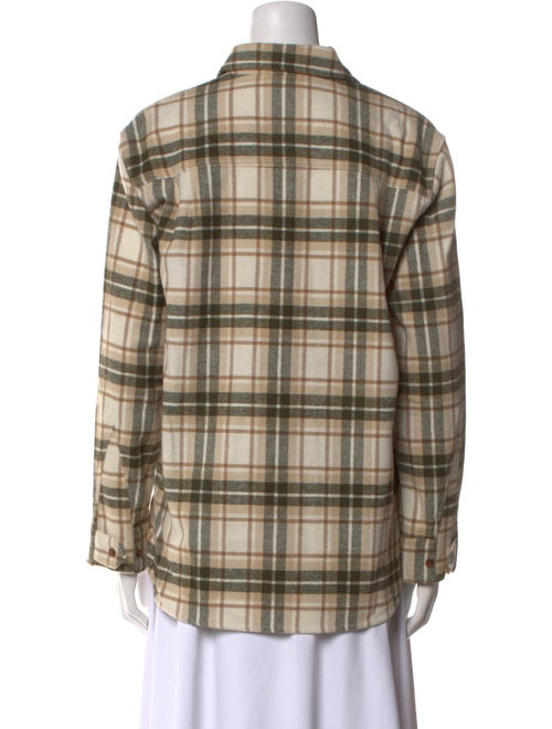 Jenni Kayne Plaid Print Long Sleeve Button-Up Top