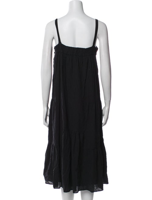 Jenni Kayne Square Neckline Midi Length Dress