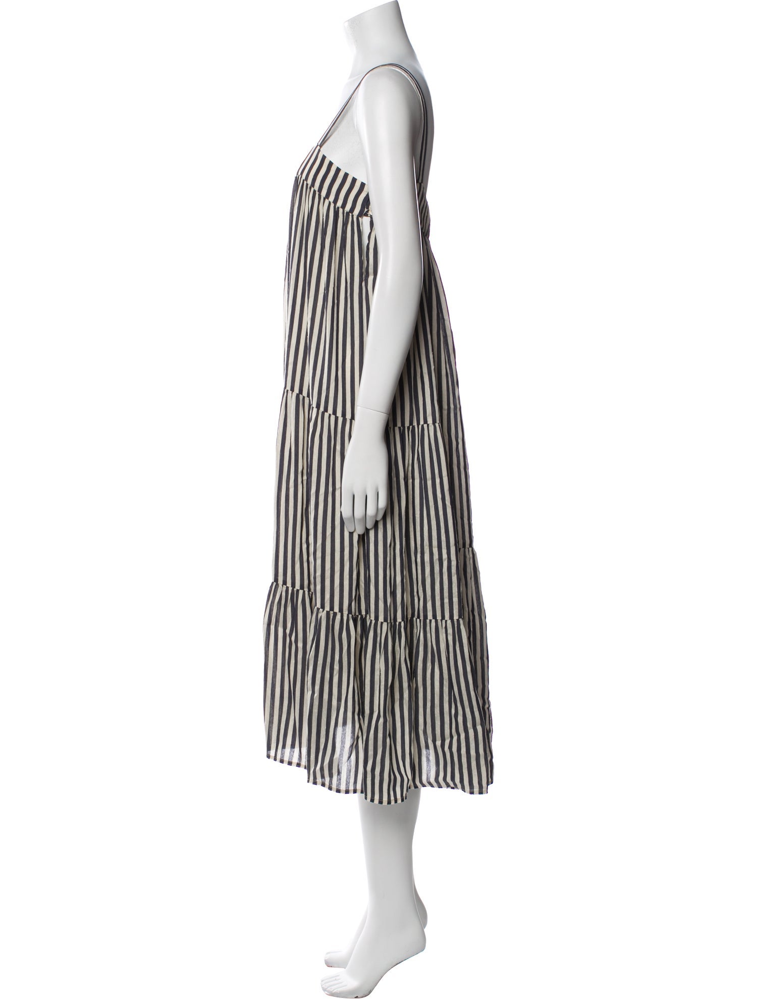Jenni Kayne Striped Midi Length Dress