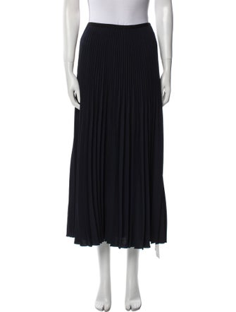 Jenni Kayne Pleated Accents Midi Length Skirt
