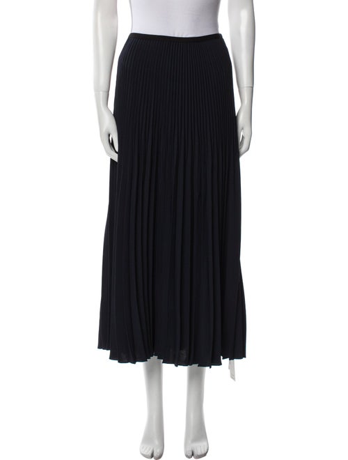 Jenni Kayne Pleated Accents Midi Length Skirt