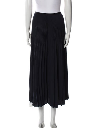 Jenni Kayne Pleated Accents Midi Length Skirt