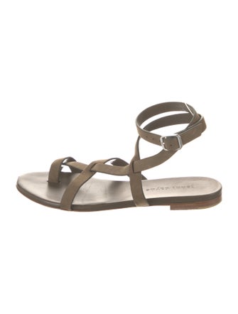 Jenni Kayne Leather Slingback Sandals