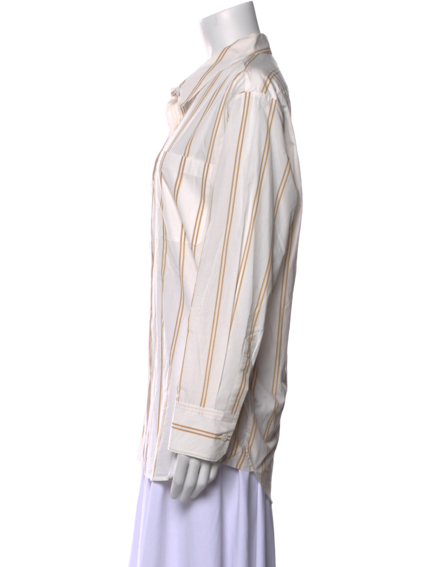 Jenni Kayne Striped Long Sleeve Button-Up Top