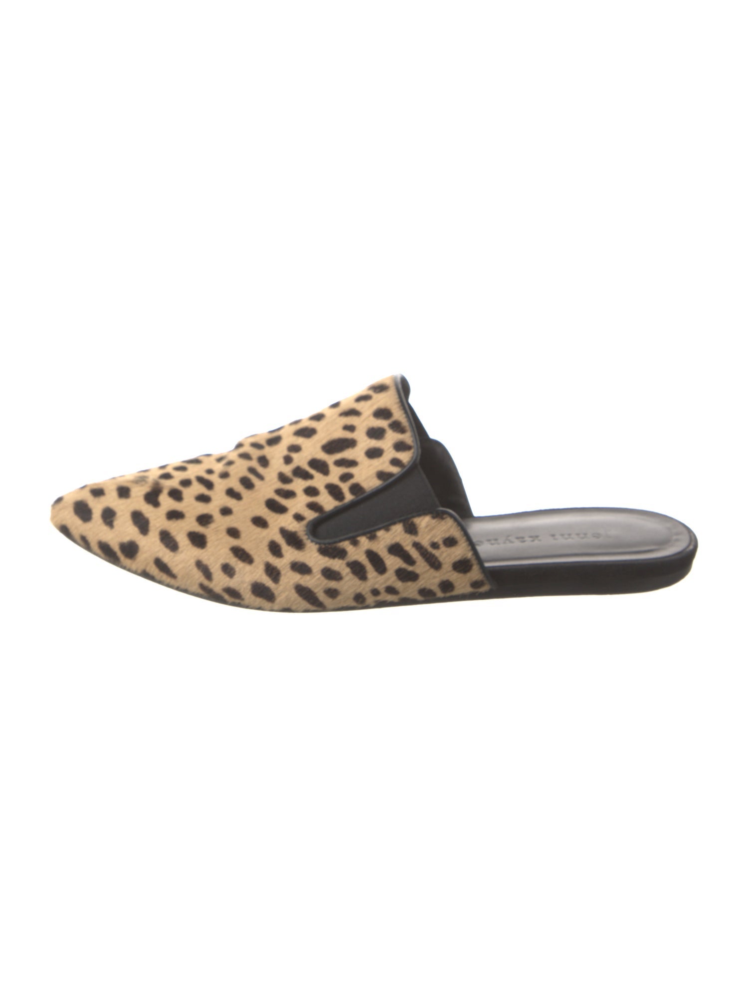 Jenni Kayne Ponyhair Animal Print Mules