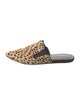 Jenni Kayne Ponyhair Animal Print Mules