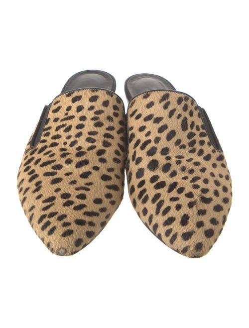 Jenni Kayne Ponyhair Animal Print Mules