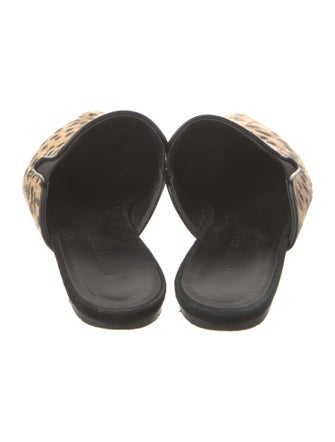 Jenni Kayne Ponyhair Animal Print Mules