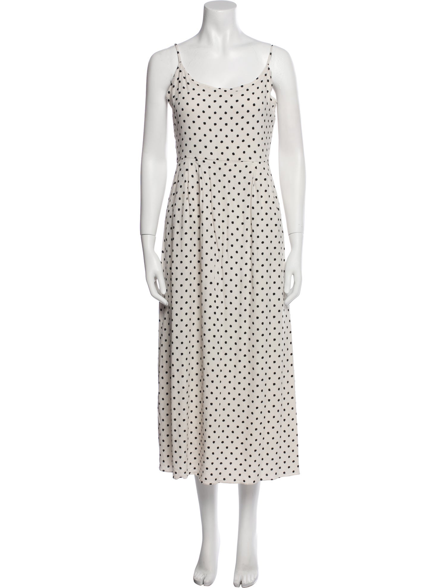 Jenni Kayne Polka Dot Print Midi Length Dress