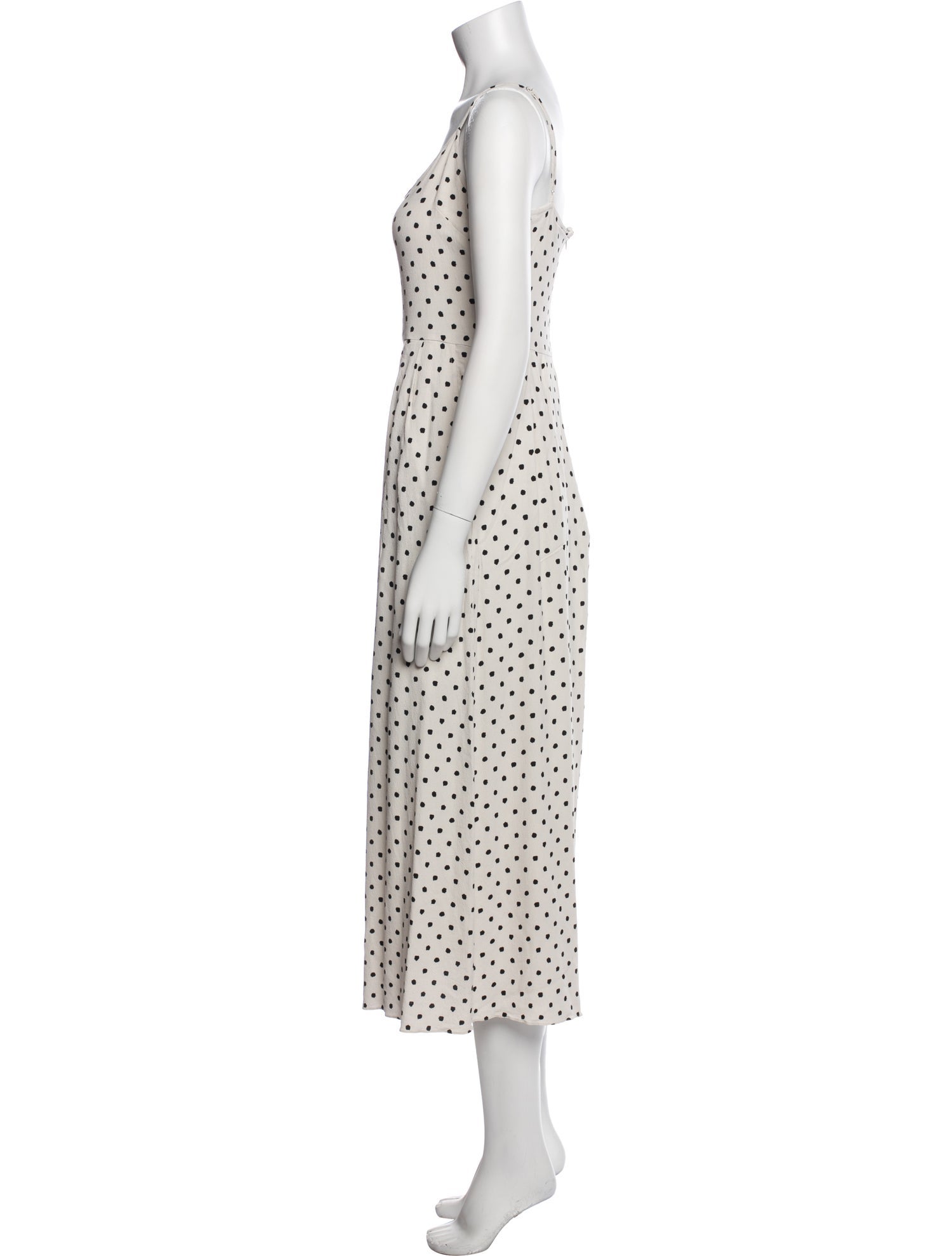 Jenni Kayne Polka Dot Print Midi Length Dress
