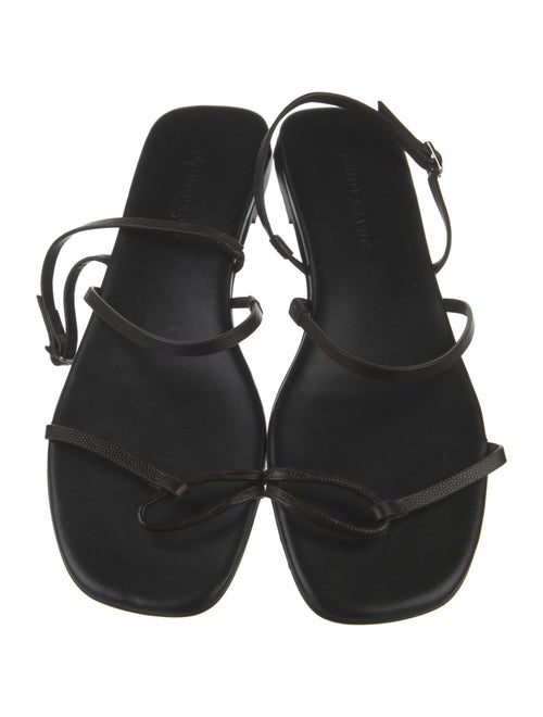 Jenni Kayne Leather Slingback Sandals