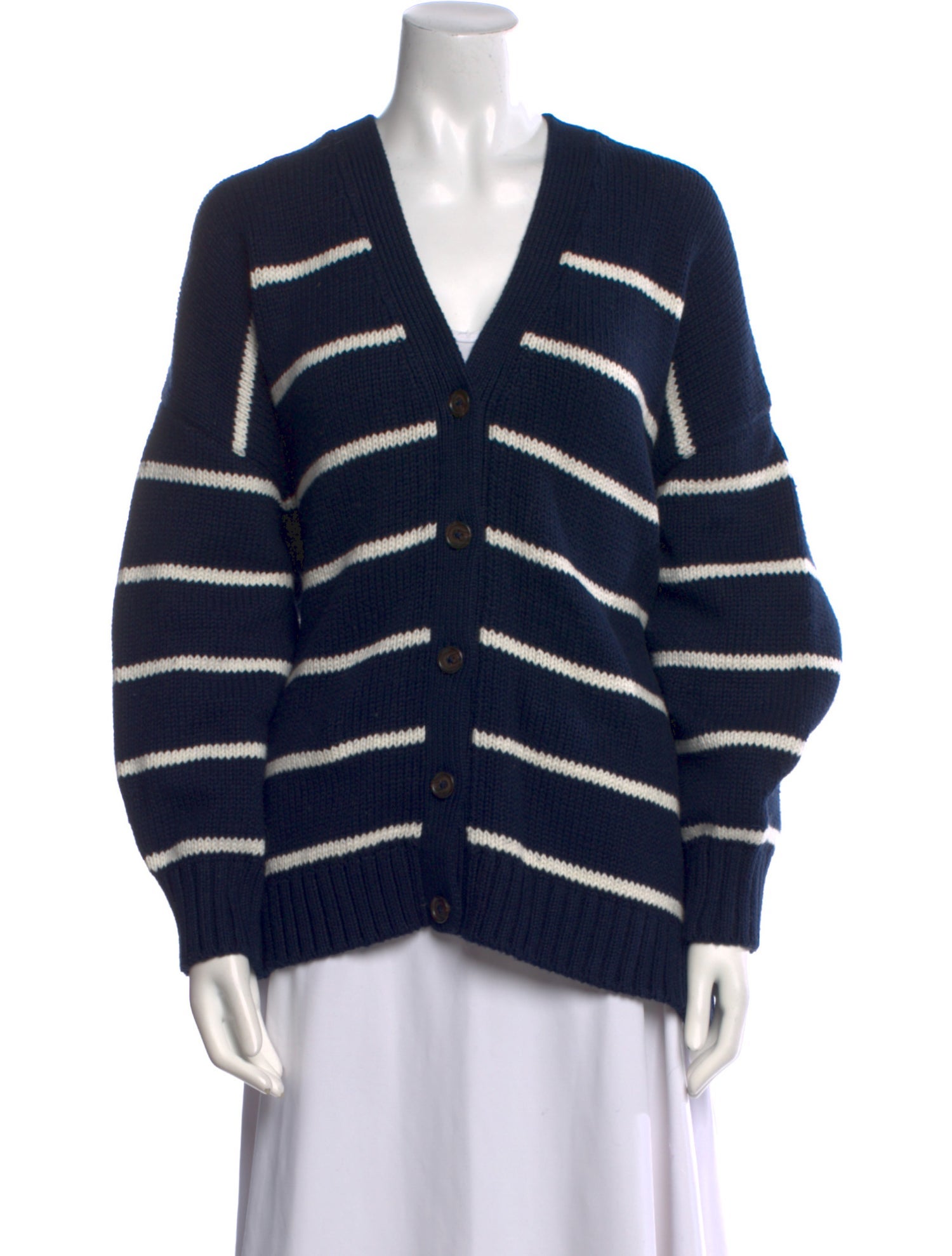Jenni Kayne Striped V-Neck Sweater w/ Tags