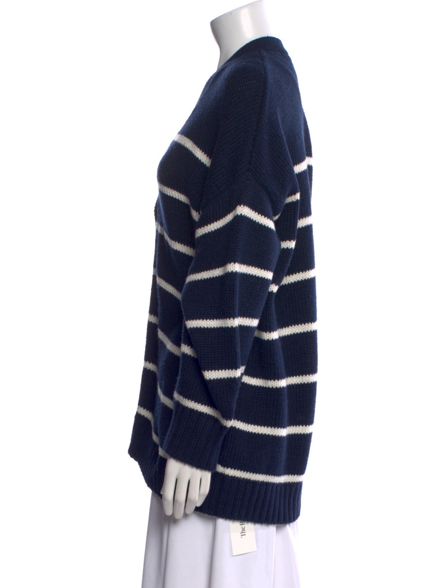 Jenni Kayne Striped V-Neck Sweater w/ Tags