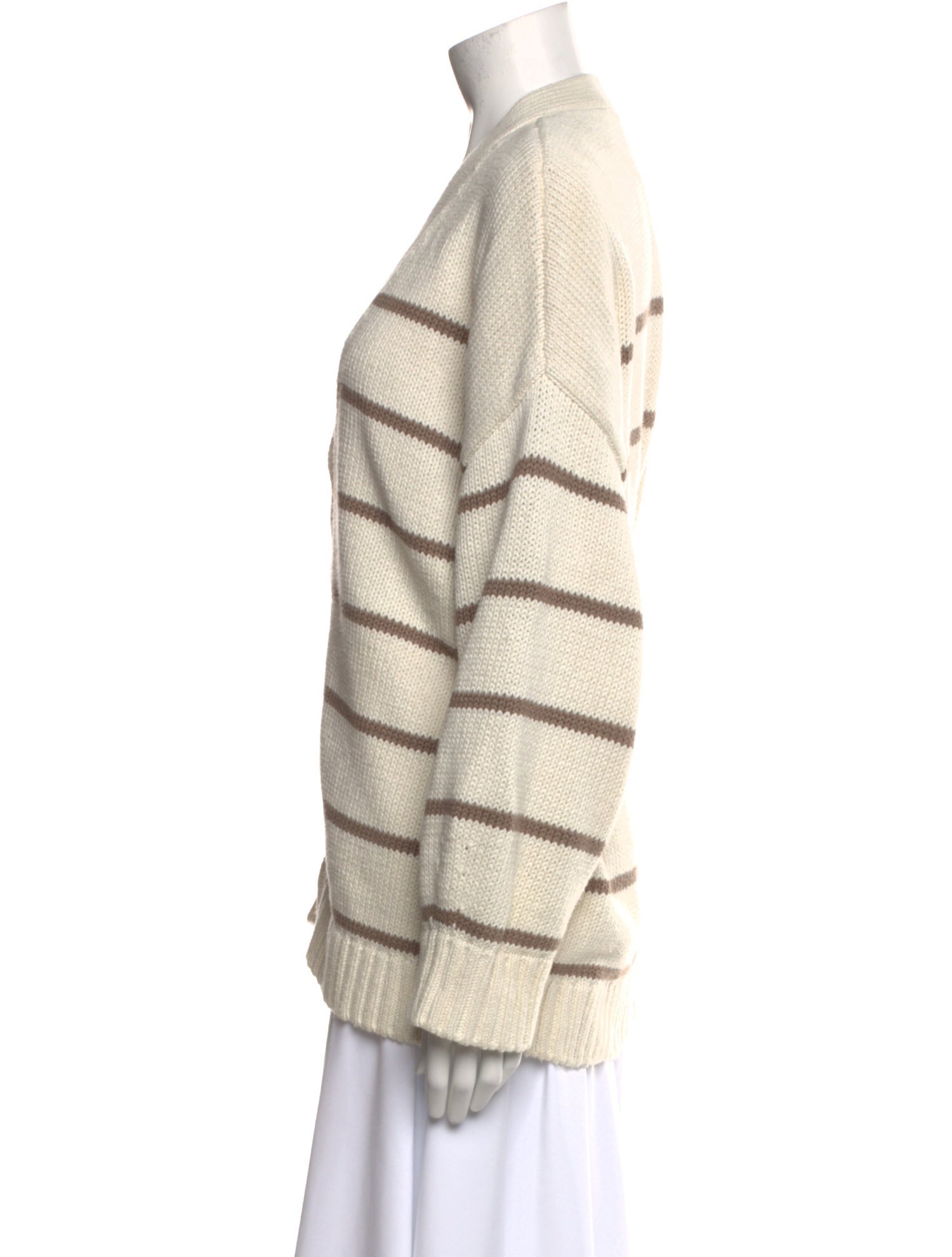 Jenni Kayne Striped V-Neck Sweater