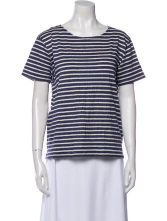 Jenni Kayne Linen Striped T-Shirt