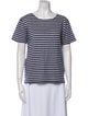 Jenni Kayne Linen Striped T-Shirt