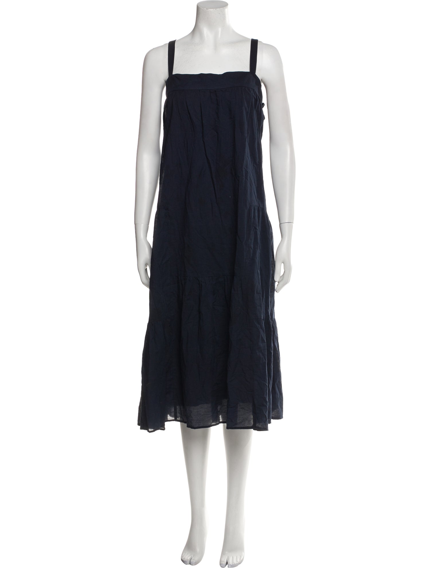 Jenni Kayne Square Neckline Midi Length Dress