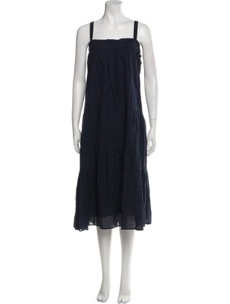 Jenni Kayne Square Neckline Midi Length Dress