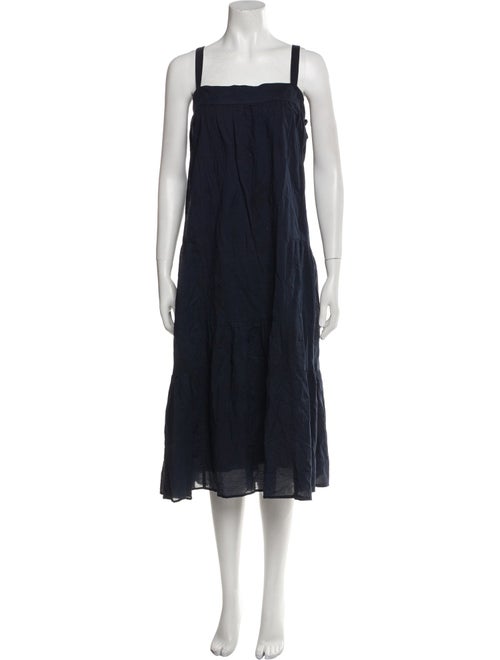 Jenni Kayne Square Neckline Midi Length Dress