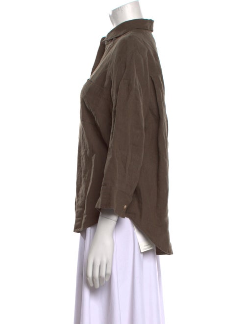 Jenni Kayne Three-Quarter Sleeve Button-Up Top