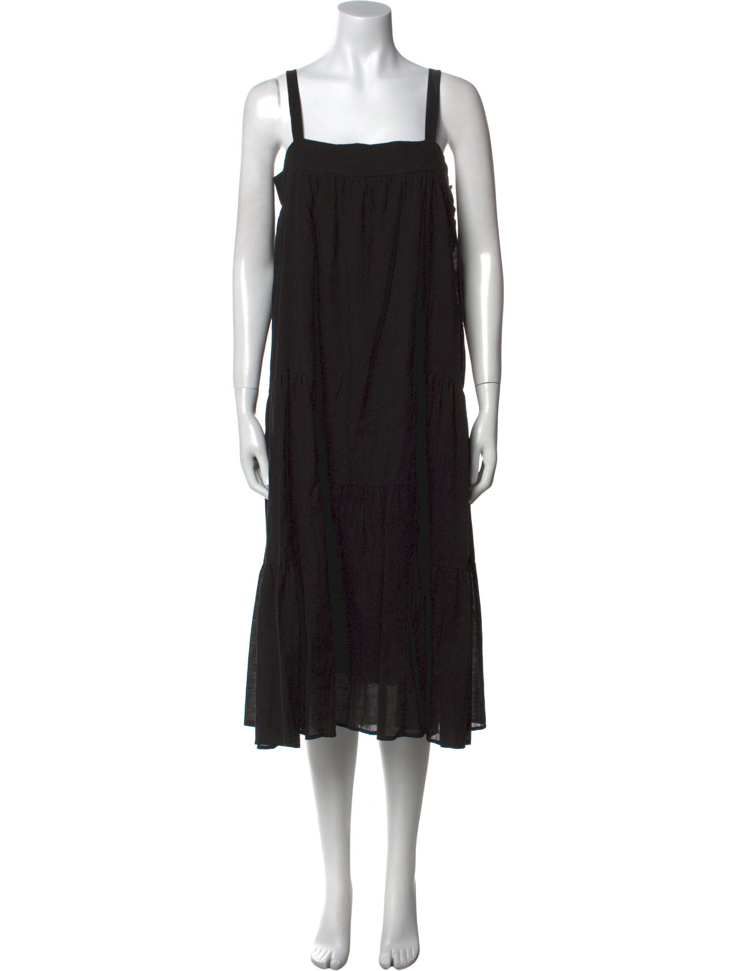 Jenni Kayne Square Neckline Midi Length Dress