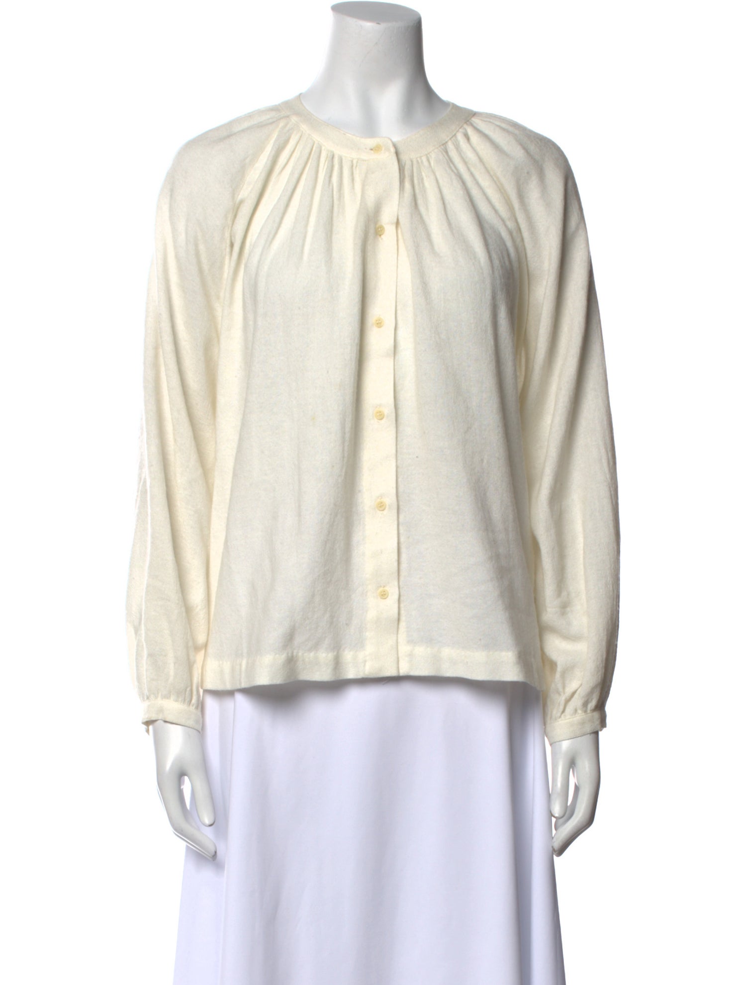 Jenni Kayne Scoop Neck Long Sleeve Blouse