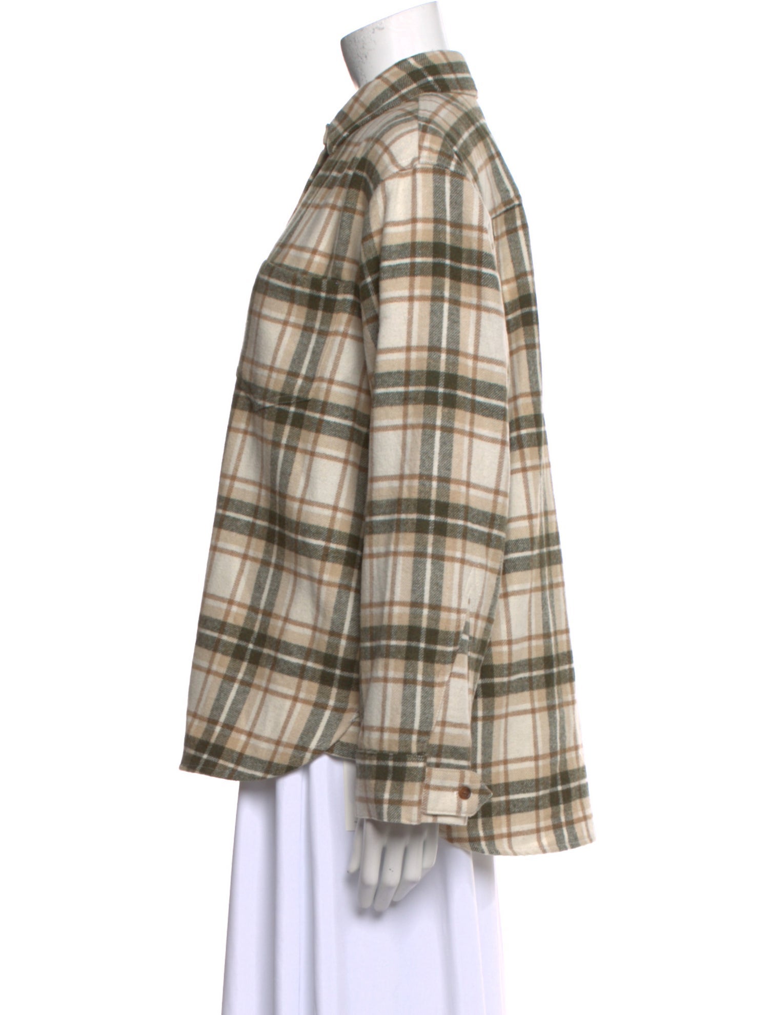 Jenni Kayne Plaid Print Long Sleeve Button-Up Top