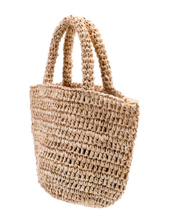 Jenni Kayne Straw Top Handle Bag