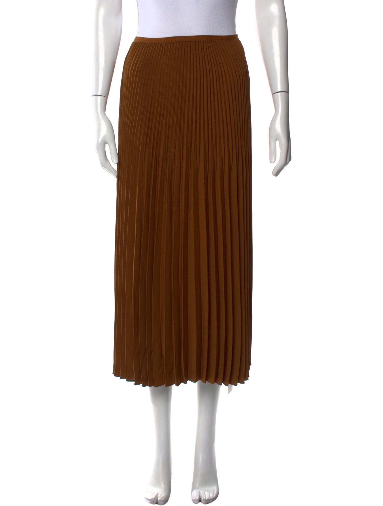 Jenni Kayne Pleated Accents Midi Length Skirt