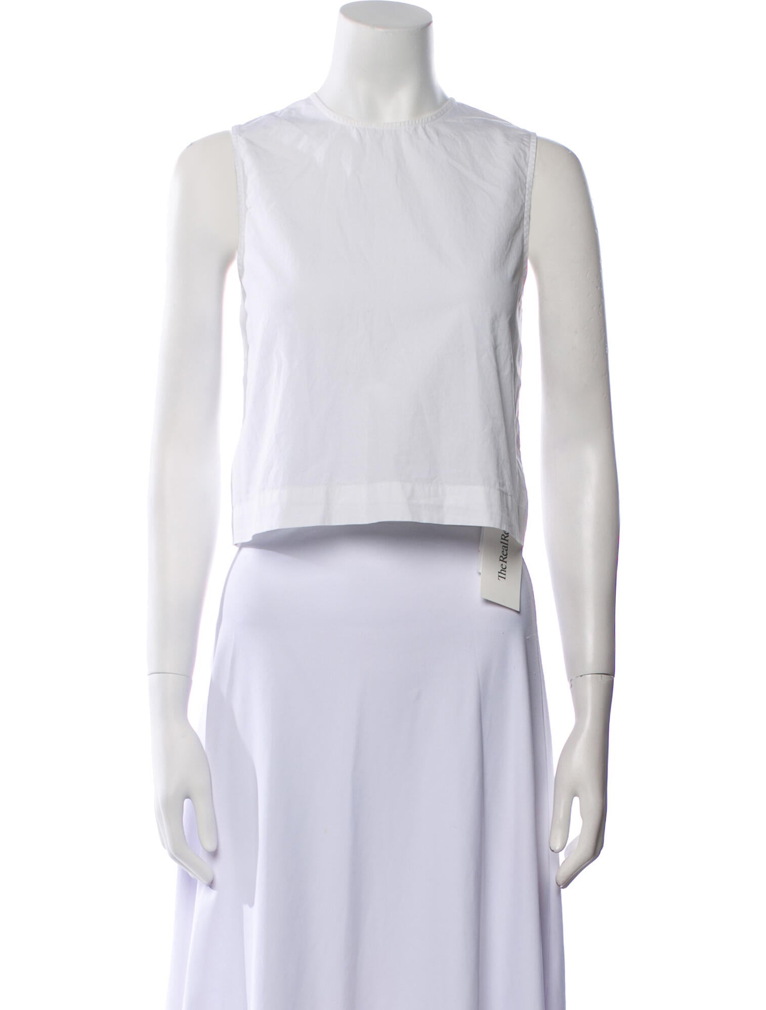 Jenni Kayne Crew Neck Sleeveless Crop Top