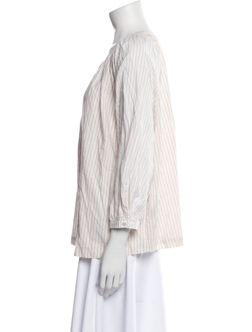 Jenni Kayne Striped Scoop Neck Blouse