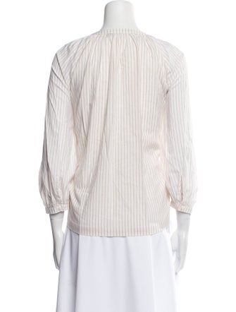 Jenni Kayne Striped Scoop Neck Blouse