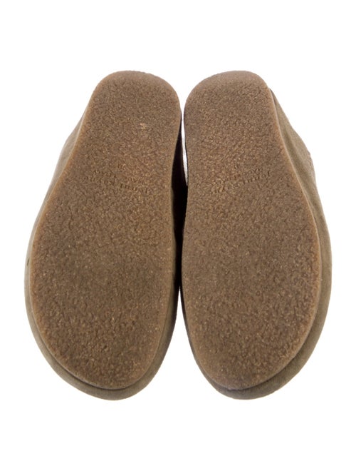 Jenni Kayne Suede Fur Trim Mules