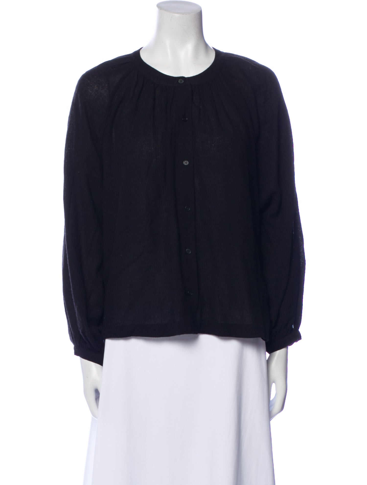 Jenni Kayne Crew Neck Long Sleeve Blouse