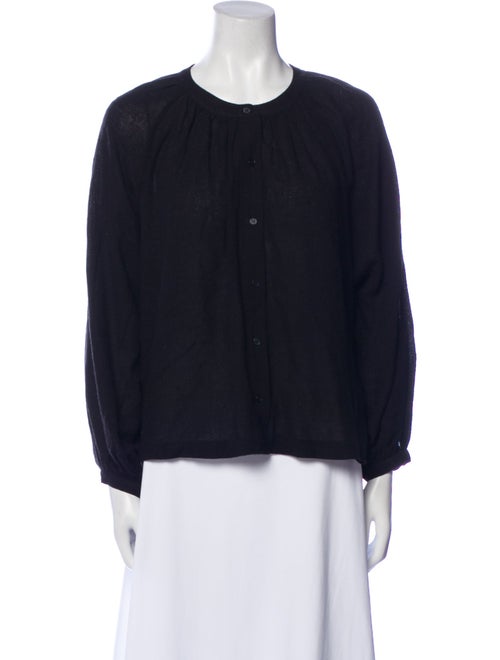 Jenni Kayne Crew Neck Long Sleeve Blouse