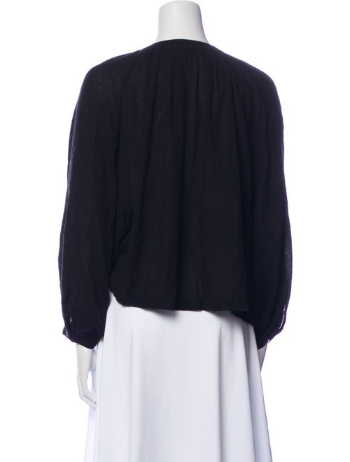 Jenni Kayne Crew Neck Long Sleeve Blouse